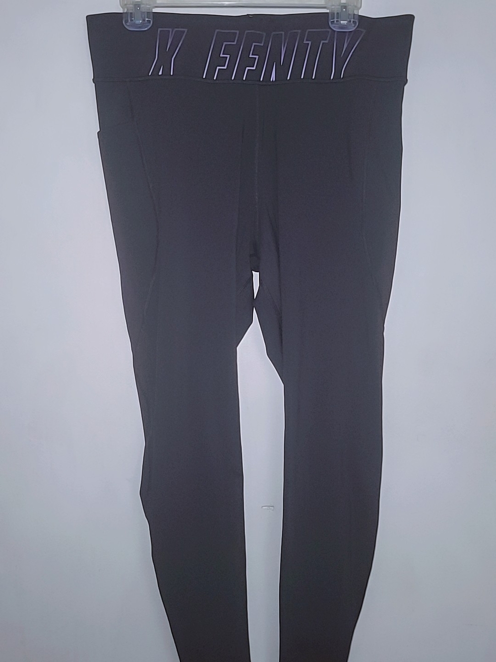 Savage X Fenty Black Women's Leggings with Branded Waistband